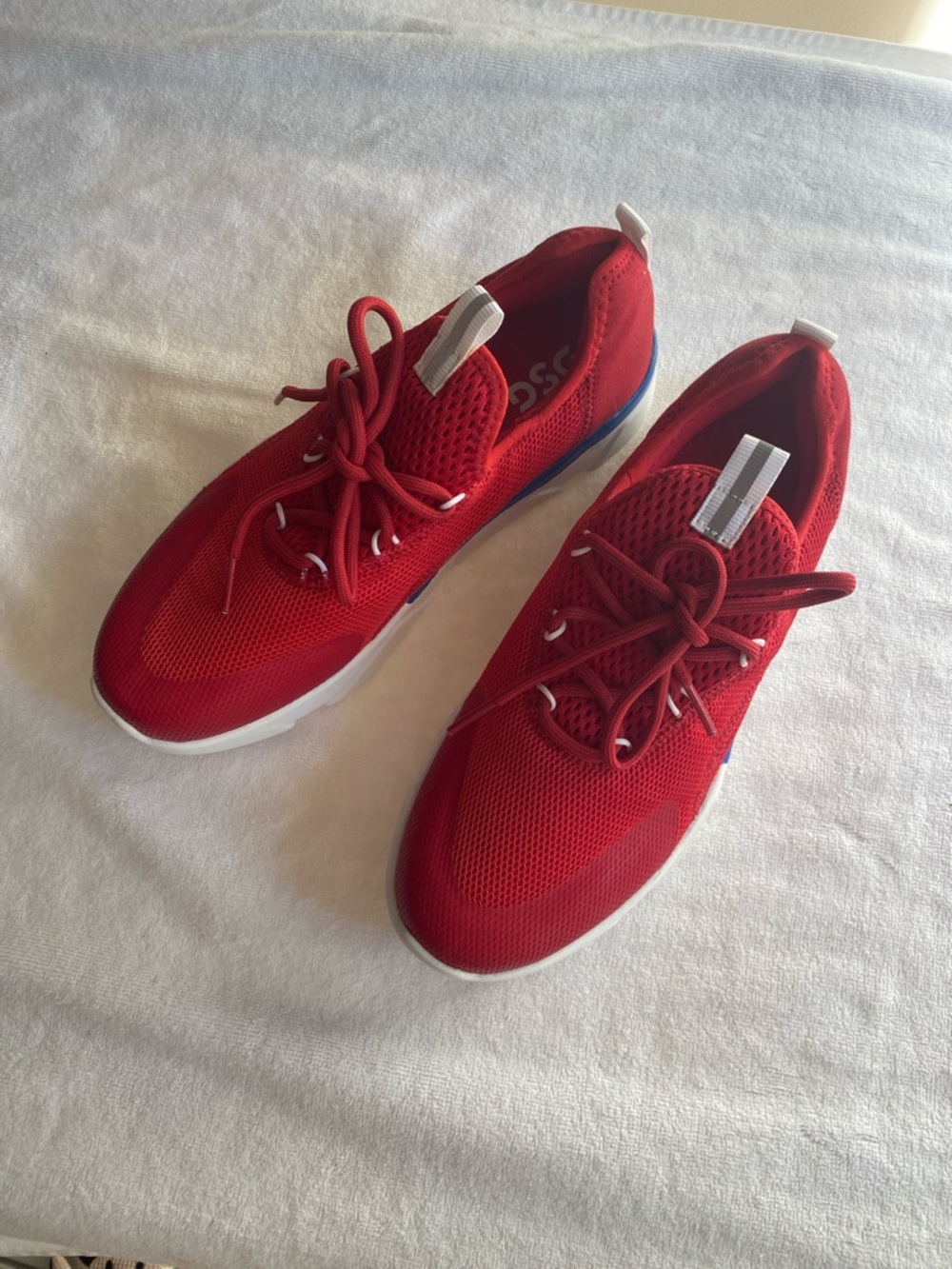 Men's Red Athletic DSG- Lightweight Breathable Running Shoes
